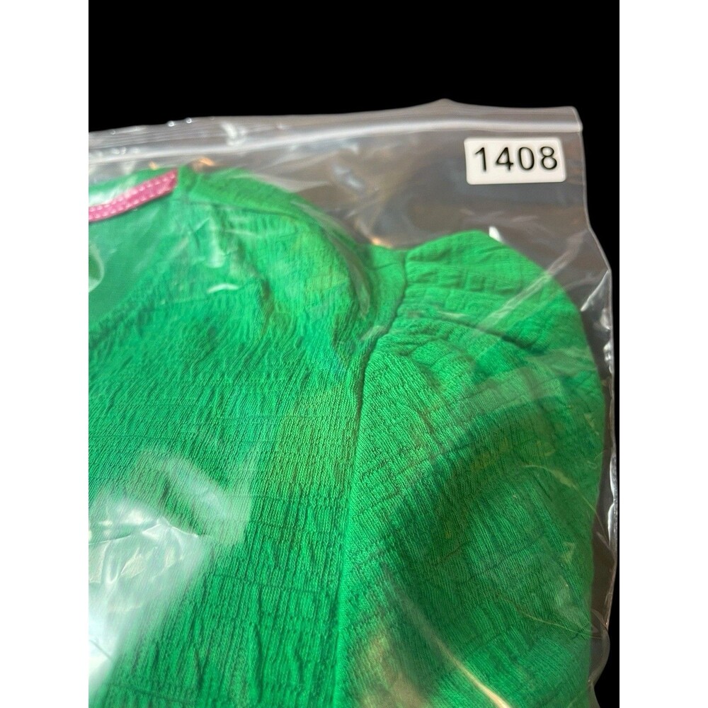 Draper James Kelly Green Short Sleeve Pullover Pocketed Textured Skater Dress 3x - Picture 15 of 15